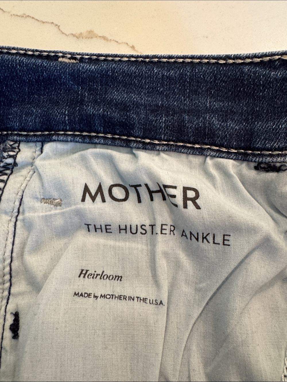MOTHER Dark Blue Flare Jeans - Picture 5 of 5